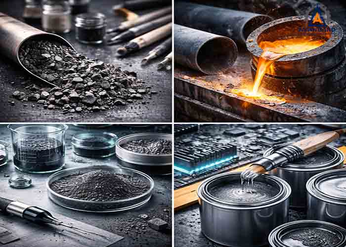 گرافیت رنگ؛ پیگمنت صنعتی پیشرفته با کاربردهای تخصصی در پوشش های مقاوم